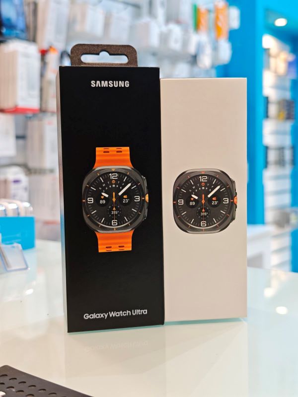 Samsung Galaxy Watch Ultra Titanium 47mm Αδιάβροχο με eSIM και Παλμογράφο