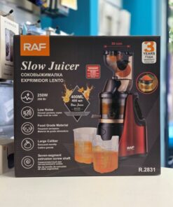 Raf Αποχυμωτής Αργής Σύνθλιψης 250W Κόκκινος