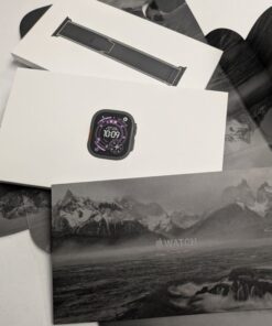 Alternative view of Apple Watch Ultra 3 Titanium 49mm Αδιάβροχο με eSIM και Παλμογράφο Black Titanium