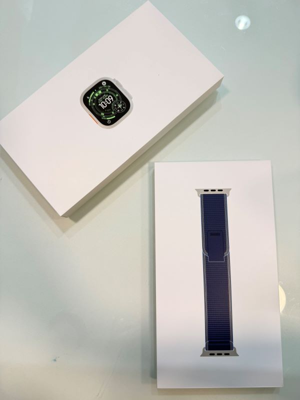 Apple Watch Ultra 3 Titanium 49mm Αδιάβροχο με eSIM και Παλμογράφο Natural